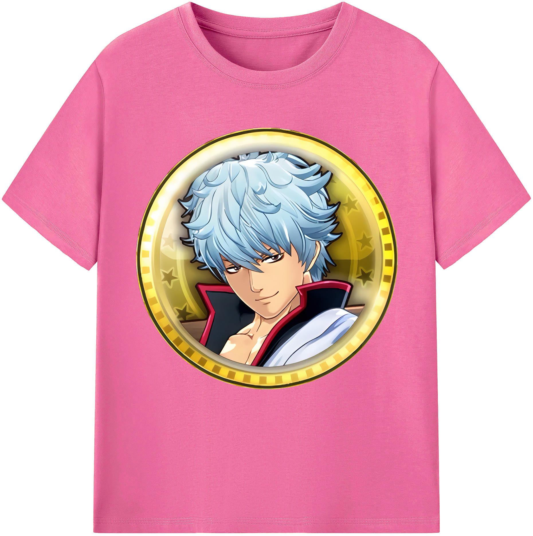 （画像用） ぎんたま 坂田銀時（さかたぎんとき） 神楽 志村新八（しむら しんぱち） GINTAMA Sakata Gintoki Kagura Shimura Shinpachi レディースカジュアルプリントTシャツ（綿100％）